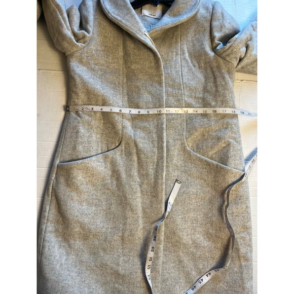 Wilfred Italy Wool Cashmere Cocoon Coat Jacket Womens M Grey - Picture 12 of 13